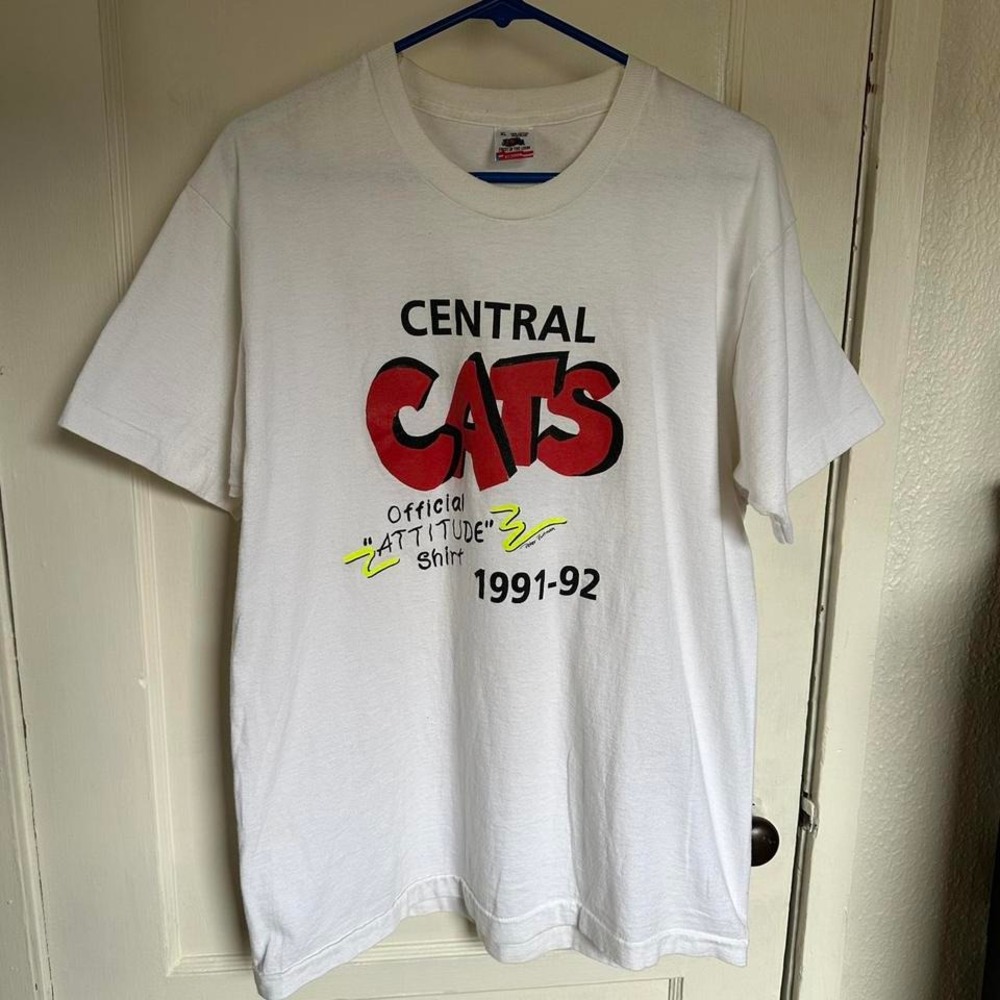 Vintage Central‎ Cats School Tee